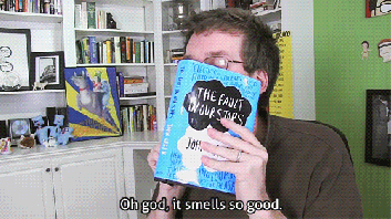 smelling books